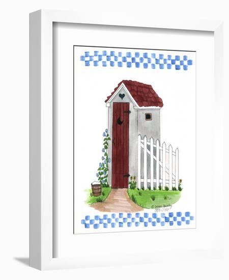 Grey Outhouse-Debbie McMaster-Framed Giclee Print