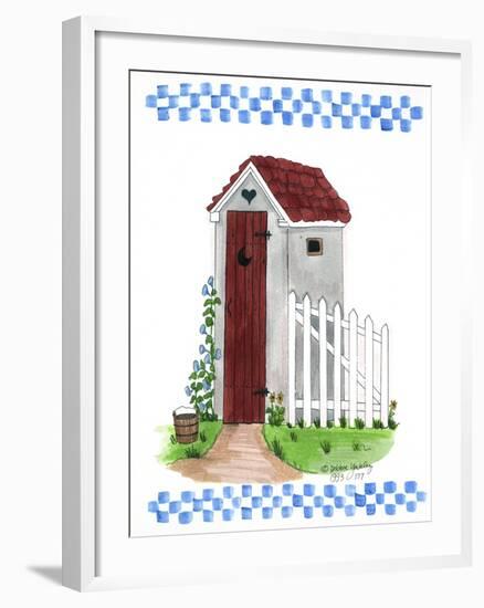 Grey Outhouse-Debbie McMaster-Framed Giclee Print