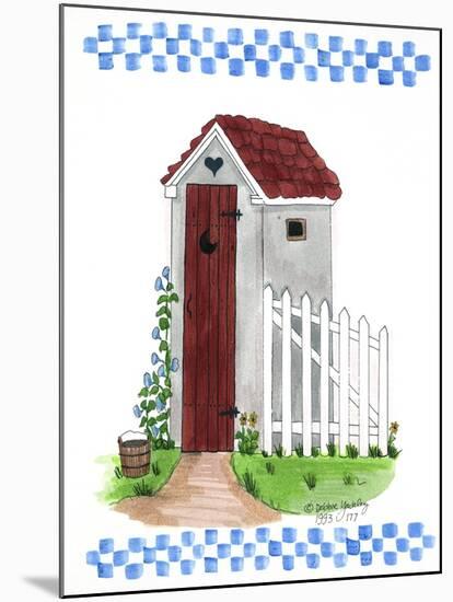 Grey Outhouse-Debbie McMaster-Mounted Giclee Print