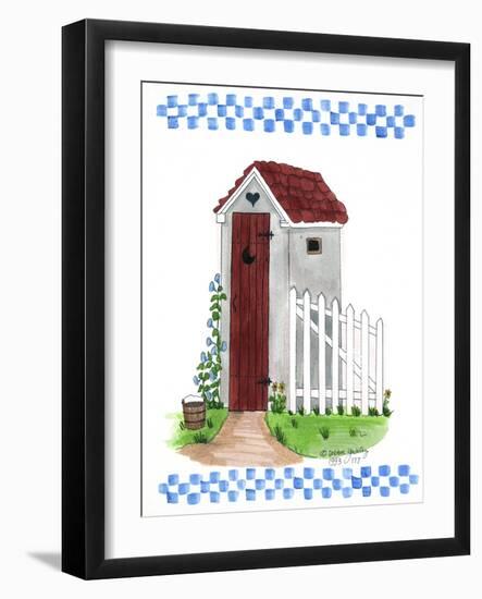 Grey Outhouse-Debbie McMaster-Framed Giclee Print