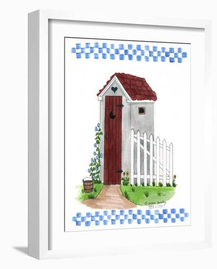 Grey Outhouse-Debbie McMaster-Framed Giclee Print