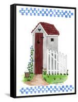 Grey Outhouse-Debbie McMaster-Framed Stretched Canvas