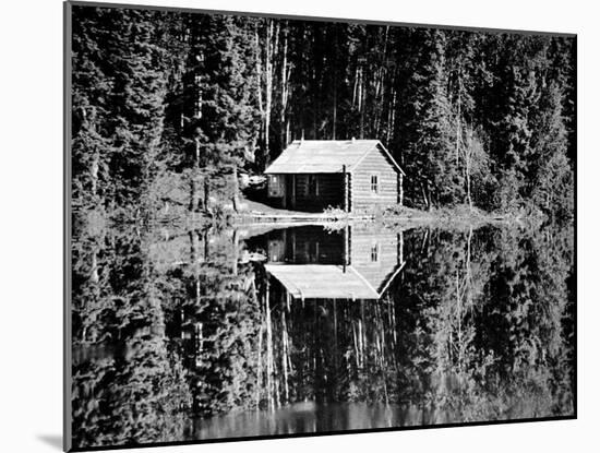 Grey Owl's Cabin, Saskatchewan, 1934-null-Mounted Photographic Print