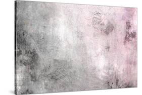 Grey Pink Gradient - Vintage Background Texture-one AND only-Stretched Canvas