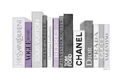 chanel louis vuitton gucci book stack