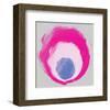 Grey Rose Blue Elements-Irena Orlov-Framed Art Print