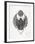 Grey Scarab-Cat Coquillette-Framed Art Print