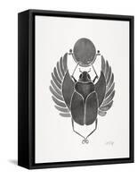 Grey Scarab-Cat Coquillette-Framed Stretched Canvas