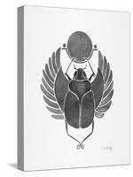 Grey Scarab-Cat Coquillette-Stretched Canvas