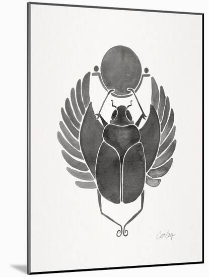 Grey Scarab-Cat Coquillette-Mounted Art Print