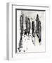 Grey Scribbles I-Jodi Fuchs-Framed Art Print