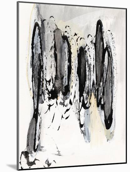 Grey Scribbles I-Jodi Fuchs-Mounted Art Print