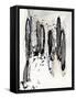 Grey Scribbles I-Jodi Fuchs-Framed Stretched Canvas