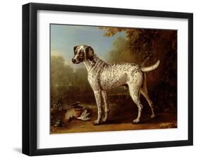 Grey Spotted Hound, 1738-John Wootton-Framed Giclee Print