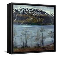 Grey spring evening, 1909-Anders Askevold-Framed Stretched Canvas