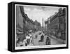 Grey Street, Newcastle-null-Framed Stretched Canvas