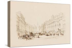Grey Street, Newcastle-George Finlay Robinson-Stretched Canvas