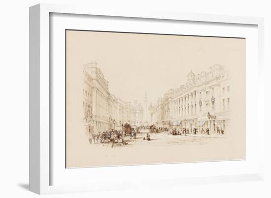 Grey Street, Newcastle-George Finlay Robinson-Framed Giclee Print