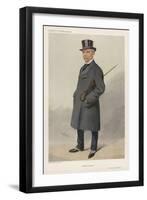 Grey Top Frock 1909-Spy (Leslie M. Ward)-Framed Art Print