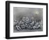 Grey Tube Shelter-Henry Moore-Framed Giclee Print