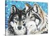 Grey Wolf I-Carolee Vitaletti-Stretched Canvas