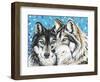 Grey Wolf I-Carolee Vitaletti-Framed Art Print