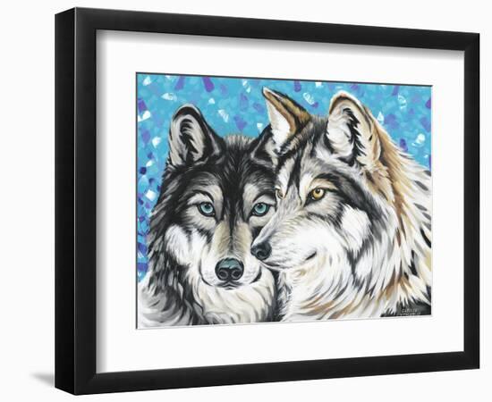 Grey Wolf I-Carolee Vitaletti-Framed Art Print