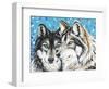 Grey Wolf I-Carolee Vitaletti-Framed Art Print