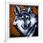 Grey Wolf-null-Framed Art Print