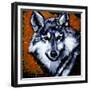 Grey Wolf-null-Framed Premium Giclee Print