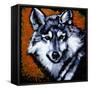 Grey Wolf-null-Framed Stretched Canvas