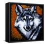 Grey Wolf-null-Framed Stretched Canvas