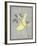 Grey & Yellow Bird I-Gwendolyn Babbitt-Framed Art Print