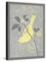 Grey & Yellow Bird I-Gwendolyn Babbitt-Stretched Canvas