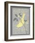 Grey & Yellow Bird I-Gwendolyn Babbitt-Framed Art Print