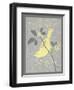 Grey & Yellow Bird I-Gwendolyn Babbitt-Framed Art Print