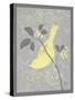 Grey & Yellow Bird I-Gwendolyn Babbitt-Stretched Canvas