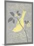 Grey & Yellow Bird I-Gwendolyn Babbitt-Mounted Art Print