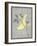 Grey & Yellow Bird I-Gwendolyn Babbitt-Framed Art Print