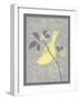 Grey & Yellow Bird I-Gwendolyn Babbitt-Framed Art Print