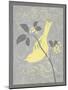 Grey & Yellow Bird I-Gwendolyn Babbitt-Mounted Art Print