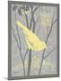 Grey & Yellow Bird II-Gwendolyn Babbitt-Mounted Art Print