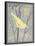 Grey & Yellow Bird II-Gwendolyn Babbitt-Framed Stretched Canvas