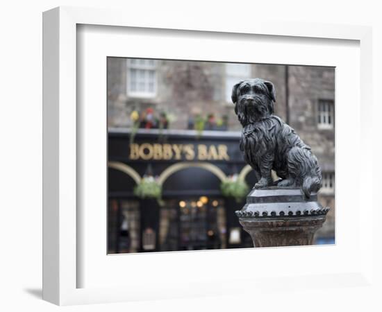 Greyfriars Bobby, Edinburgh, Scotland, Uk-Amanda Hall-Framed Photographic Print