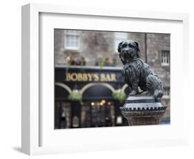 Greyfriars Bobby, Edinburgh, Scotland, Uk-Amanda Hall-Framed Photographic Print