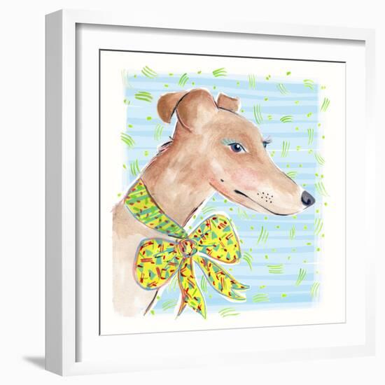 Greyhound, 2015-Jo Chambers-Framed Giclee Print