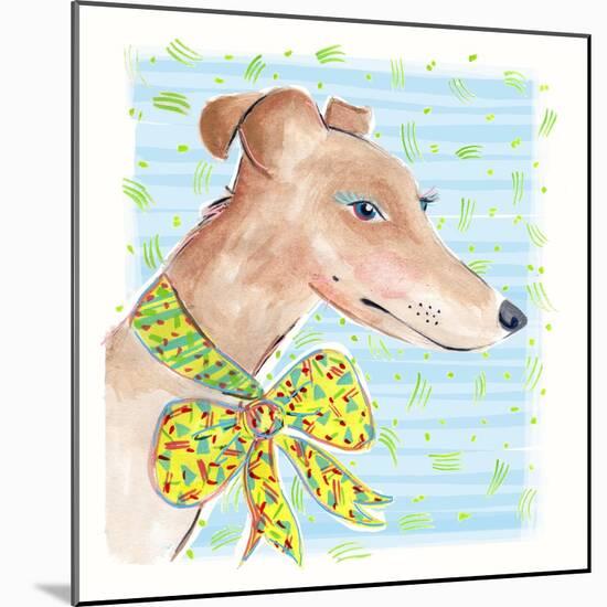 Greyhound, 2015-Jo Chambers-Mounted Giclee Print