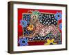 Greyhound Al-MADdogART-Framed Giclee Print