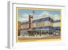 Greyhound Bus Depot, Charleston, West Virginia-null-Framed Art Print