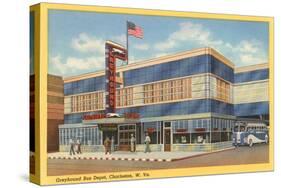 Greyhound Bus Depot, Charleston, West Virginia-null-Stretched Canvas